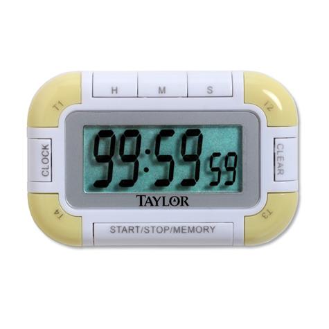 Cronómetro con Reloj Taylor 5862 de 4 Eventos
